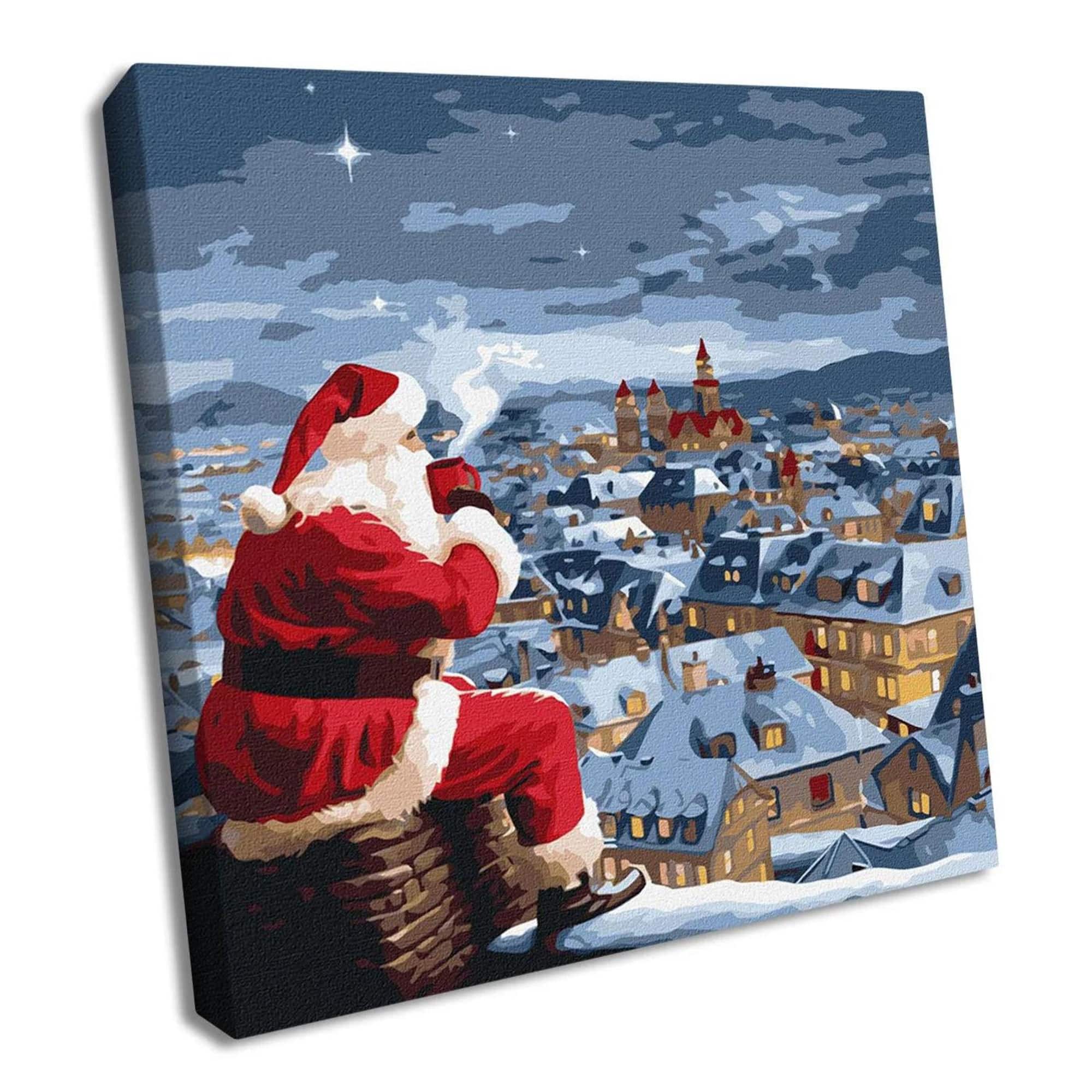 Ideyka Christmas Night Painting by Numbers kit
